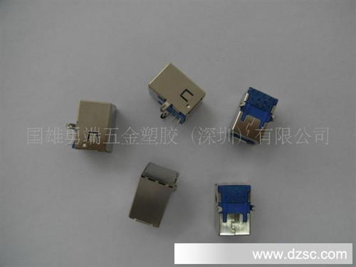 USB 3.0 Type B F蘭膠90°插板式連接器產品詳解與應用